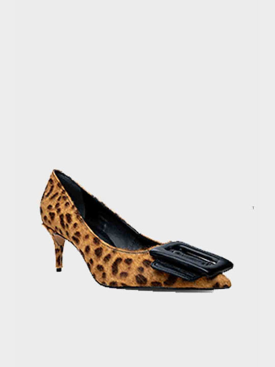 Carrano Multicolour Heels Animal Print Mestico