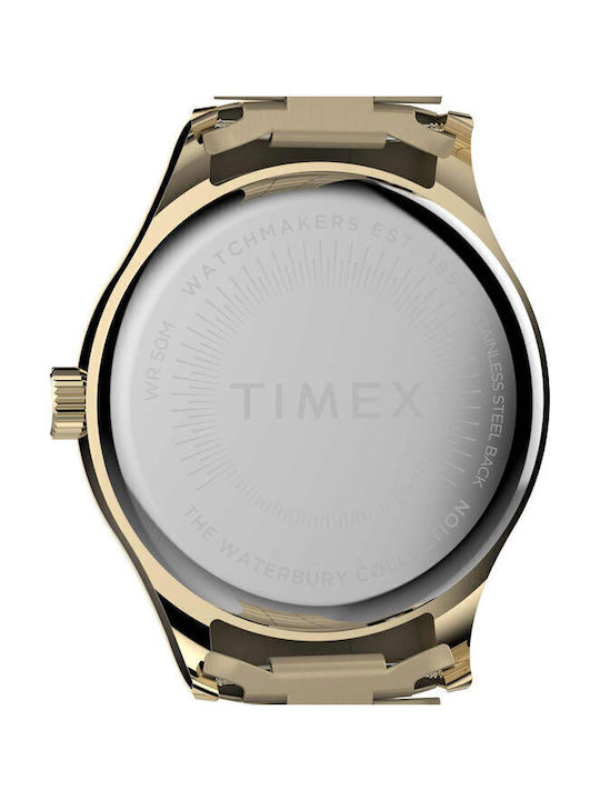Timex Waterbury Women's Watch with Gold Metal Bracelet