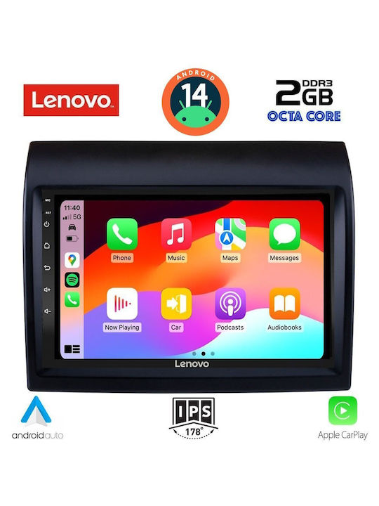 Lenovo Car Audio System for Fiat Ducato Citroen Jumper (Bluetooth/USB/AUX/WiFi/GPS) with Touch Screen 9"