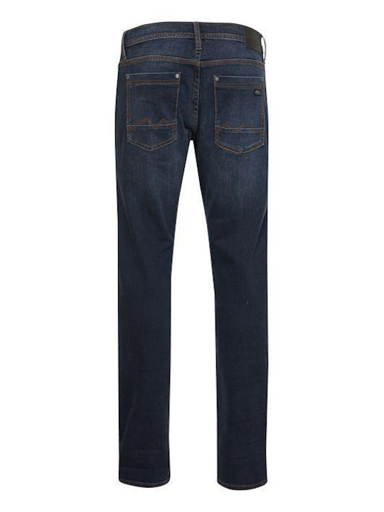 Blend Men's Jeans Pants in Regular Fit Dark Blue Denim