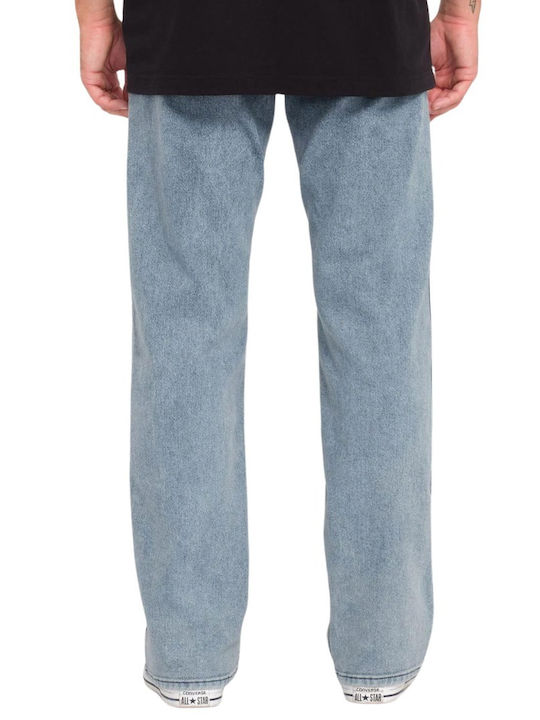 Volcom Men's Jeans Pants in Relaxed Fit Ash Blue