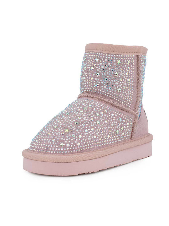 Lelli Kelly Kids Suede Boots Pink