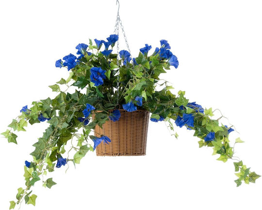 Globostar Artificial Garden Morning Glory Hanging Plant 20636 Artificial Hanging Decorative Plant Orchid Y55cm Globostar Artificial Garden Morning Glory Hanging Plant 20636 Artificial Hanging Decorative Plant Orchid Y55cm