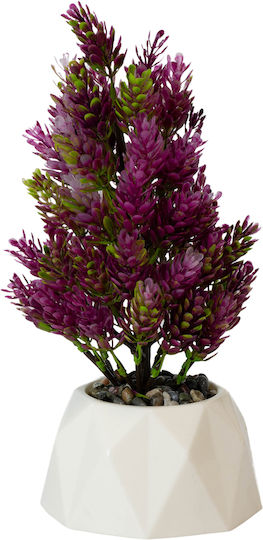 Plantă Artificială în Ghiveci Mic Orhidee Pink 26cm Viosarp