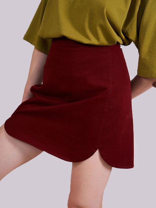 Badila Mini Skirt Bordeaux