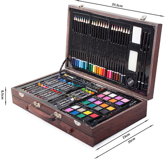 Set de Colorat Lemn 34x23cm 143buc