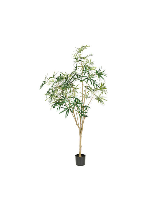 InTheBox Artificial Plant in Pot Peacock Tree Green 220cm