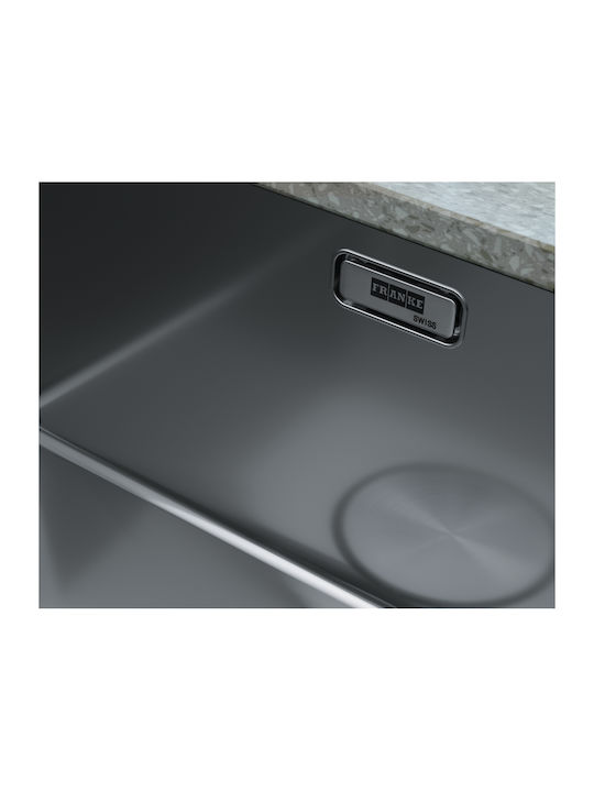 Franke Mythos MYX 160-50-16 3012500623 Right-handed Undermount Sink Right Inox Satin W72.5xD44cm Silver