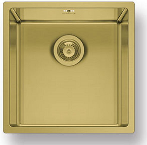Pyramis Astris Colora 101055401 Undermount Sink Inox W40xD40cm Gold