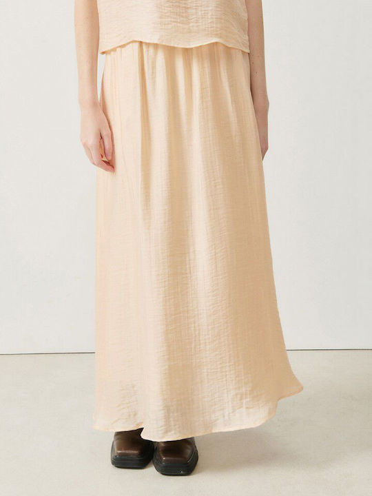 American Vintage Maxi Skirt in Beige color