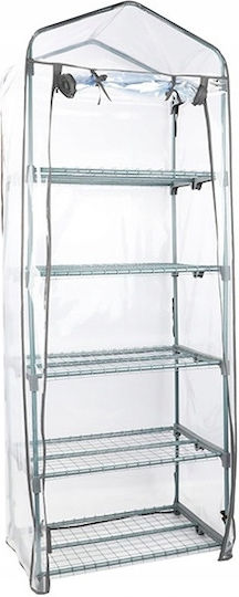 Mini Garden Greenhouse Balcony 5 Level Xl Vertical Polythene 69x49x187cm