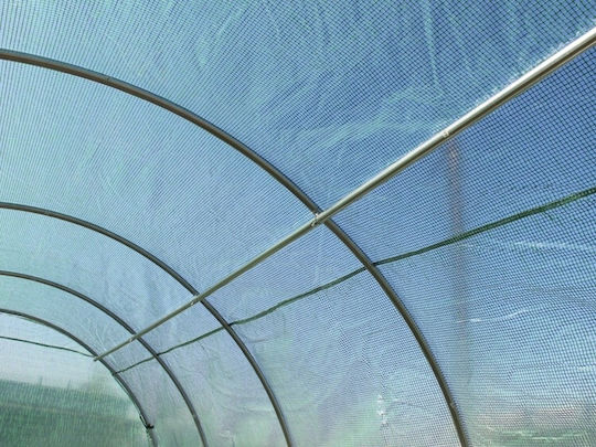 Seră de Grădină Tip Tunel Cadru Metalic 300x200cm Verde 6mp Cadru Ușă