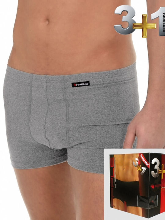 Ανδρικά Μποξεράκια Γκρι 4Pack