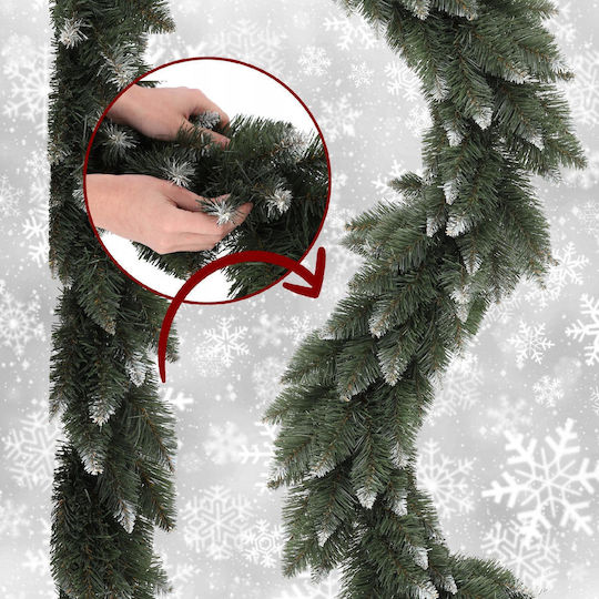 Kadax Weihnachtliche Girlande Plastik Grün 1Stück