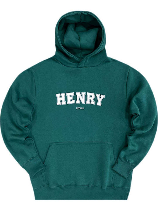 Sweatshirt with Hood Green