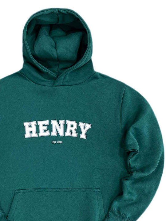 Sweatshirt with Hood Green