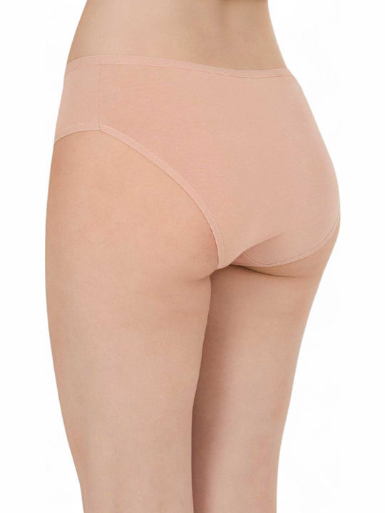 Βαμβακερά Ψηλόμεσα Γυναικεία Slip 3Pack Πολύχρωμο