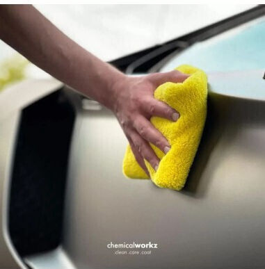 Chemicalworkz Autoreinigungstuch Soft Touch Randlos 500 Gsm 40x40 Cm Gelb