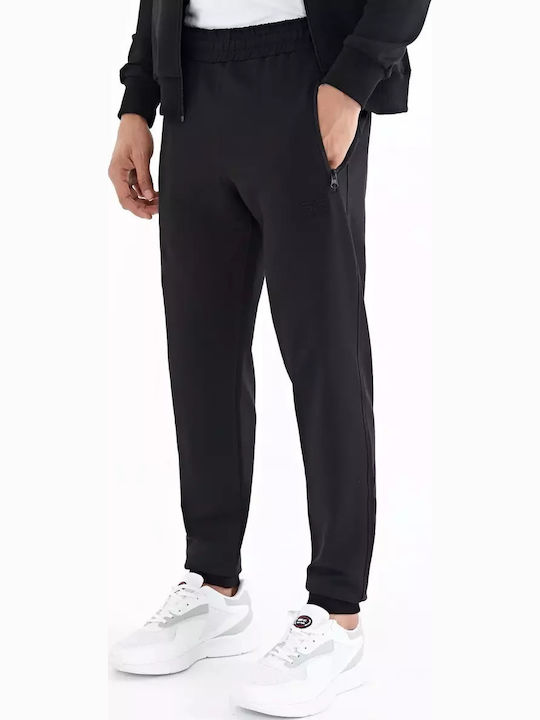 Tracksuit with Elastic Black