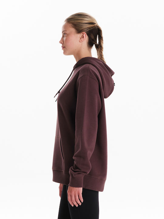 Women's Sweatshirt Hooded Burgundy