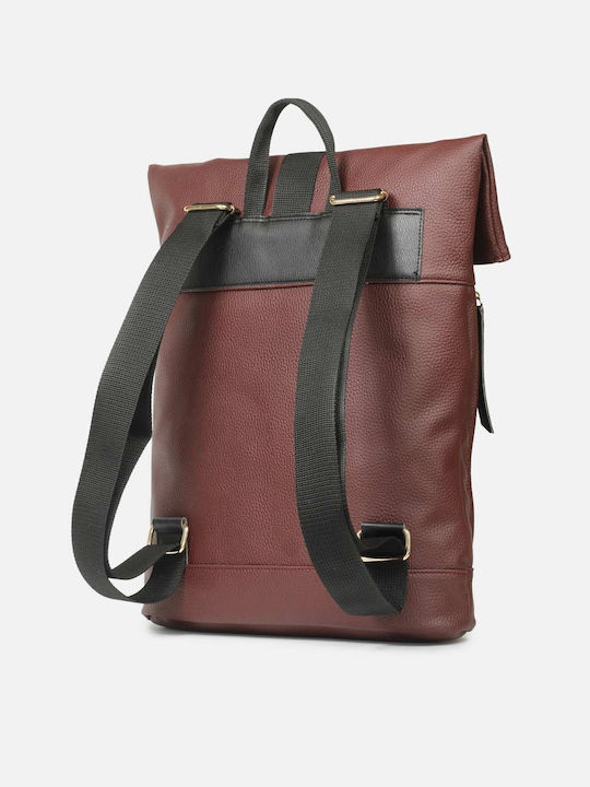 Ari Gorgio Women's Envelope Backpack Burgundy