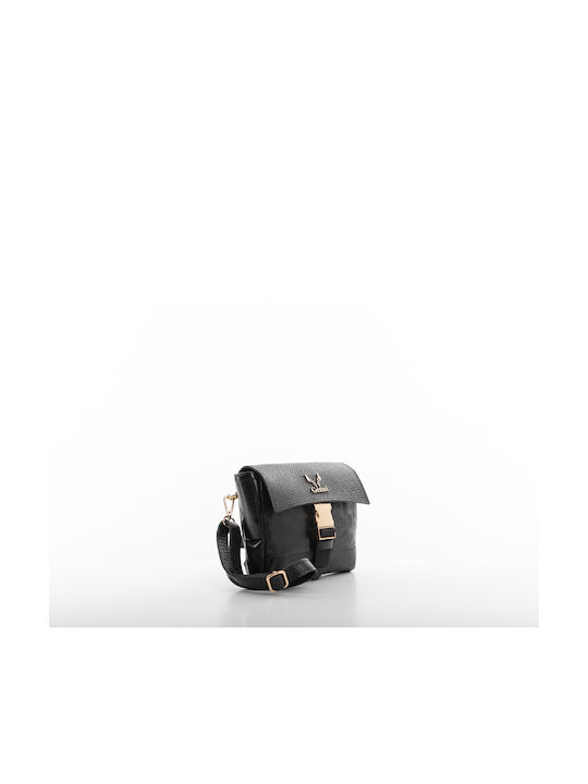 Genui Leather Leather Women's Bag Shoulder Black