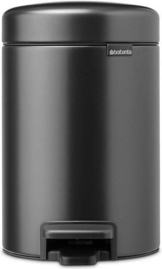 Brabantia Newicon Plastic Bathroom Basket 3lt Gray