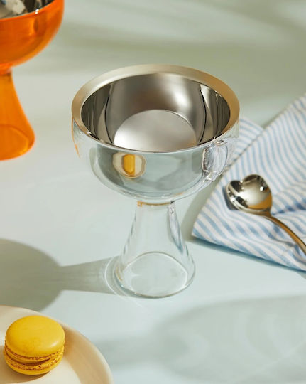 Alessi Big Love Eisschüssel Rund Inox Silver mit Durchmesser 12cm