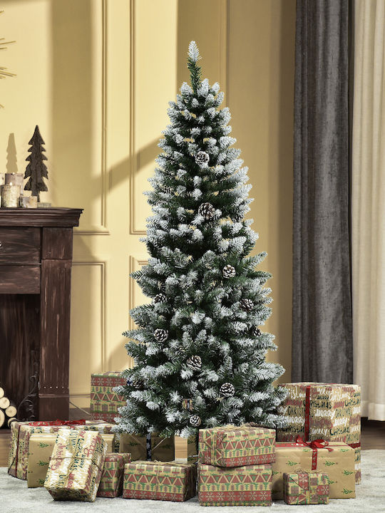Weihnachtsbaum Beschneit 150cm mit 464 Abnehmbar Zweige