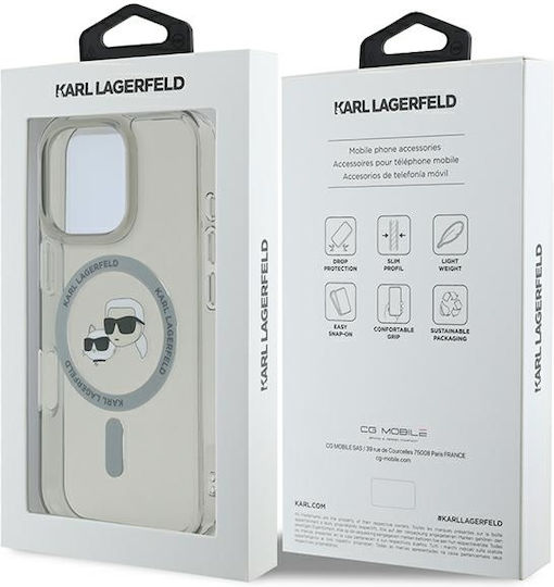 Karl Lagerfeld Karl&Choupette Umschlag Rückseite Kunststoff Schwarz (iPhone 17 Pro Max / iPhone 17 Pro / iPhone 16 Pro Max)