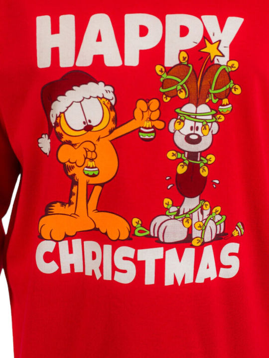 Πιτζάμα Ανδρική Family Nina Club Christmas Red Nc2022m-24-01-κόκκινο Πιτζάμα Ανδρική Family Nina Club Christmas Red Nc2022m-24-01-κόκκινο