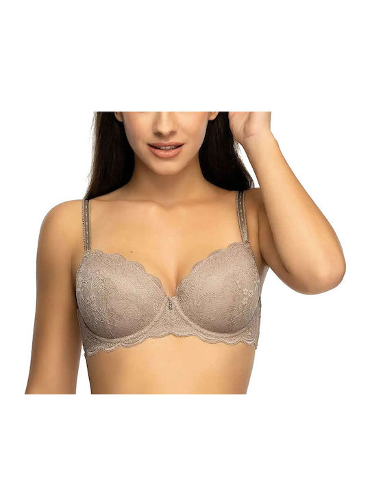 Bra with Light Padding Underwire Beige