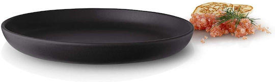 Eva Solo Plate Shallow Black with Diameter 17cm