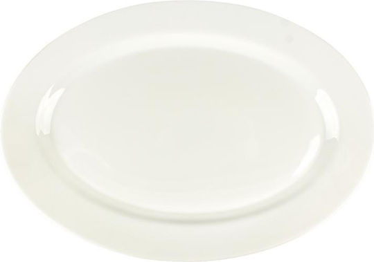 Eaton Dining Aria Eaton Teller Untiefe Oval aus Porzellan Weiß 30x22cm Eaton Dining Aria Eaton Teller Untiefe Oval aus Porzellan Weiß 30x22cm