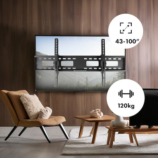 Maclean Energy MC-422 Wandhalterung für Fernseher bis 100" Schwarz