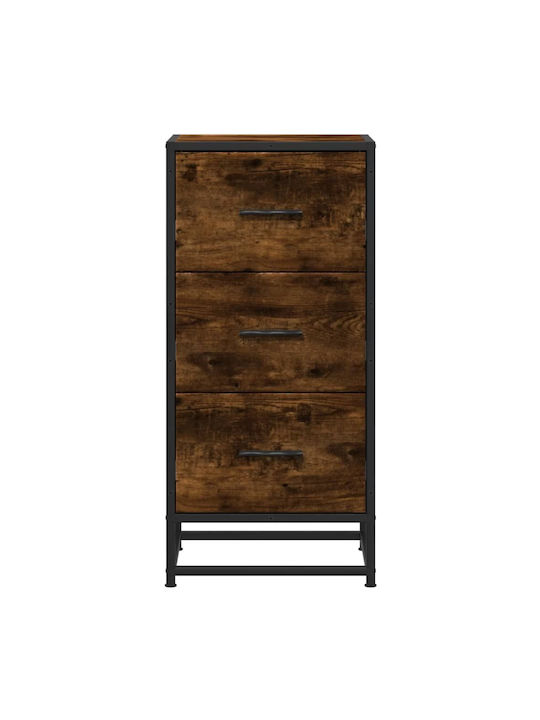 Office Storage Drawer Coffee L35.5xW35xH76cm