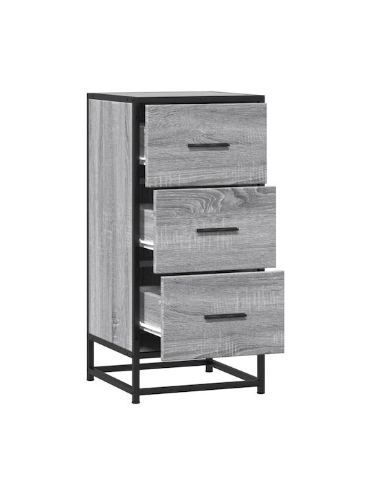 Office Storage Drawer Grey Sonoma L35.5xW35xH76cm
