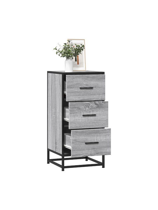 Office Storage Drawer Grey Sonoma L35.5xW35xH76cm