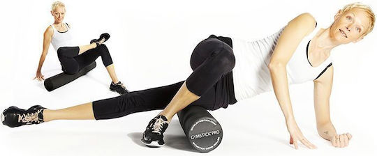 Gymstick Core Roller Κύλινδρος Μασάζ Μαύρος 90cm