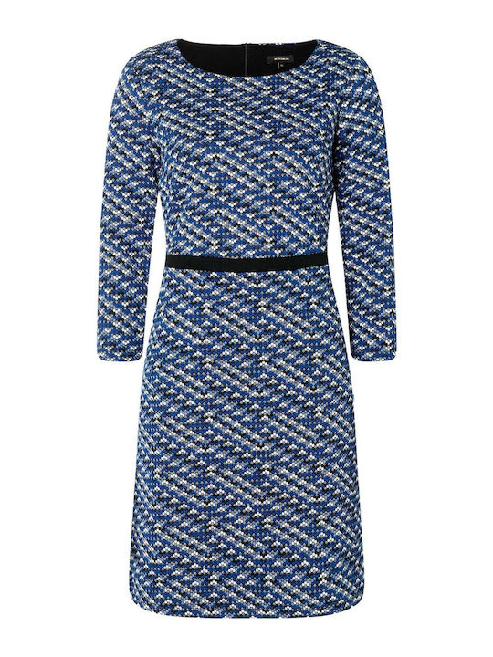 MORE & MORE Midi Kleid Blau