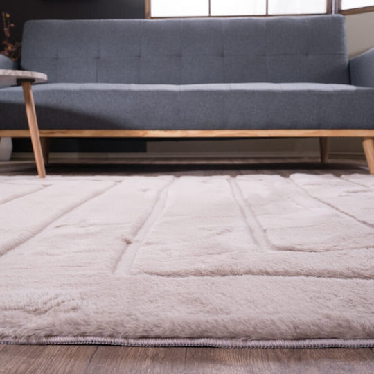 Teoran Floor Rutschfest Teppich Rechteckig Synthetisch,Polyester/Cotton/Leather 03