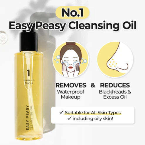 Numbuzin No.1 Easy Peasy Oil Cleansing Eyes for Acne-Prone Skin 200ml