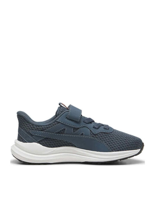 Reflect Lite Kids Sports Shoes Running with Hoop & Loop Closure Navy Blue