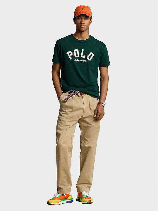 Ralph Lauren Ανδρικό T-shirt Κοντομάνικο Polo Dark Green