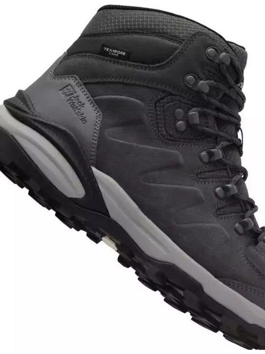 Jack Wolfskin Refugio Men's Hiking Waterproof Gray Boots