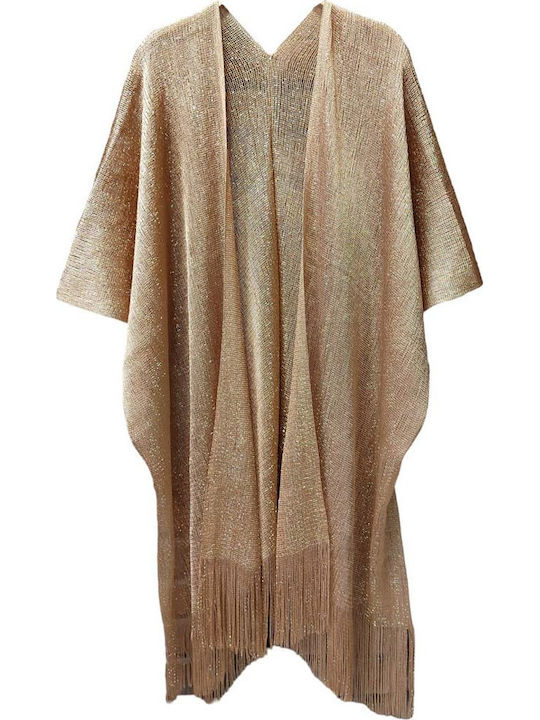 Long Women's Kimono Gold