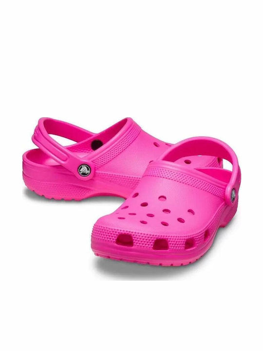 Crocs Crush Γυναικεία Ανατομικά Σαμπό Φούξια 10001-6TW