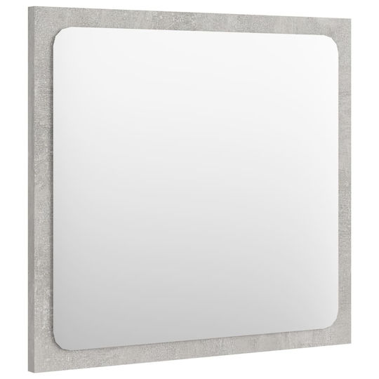 vidaXL Waschtisch ohne Waschbecken mit Spiegel L41xB46xH38.5cm Grey Concrete