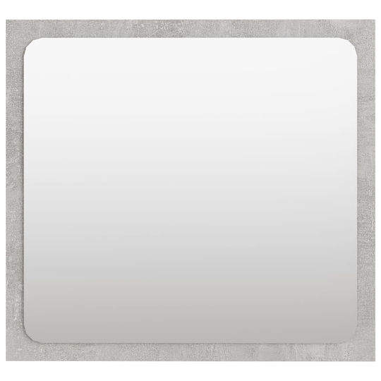 vidaXL Waschtisch ohne Waschbecken mit Spiegel L41xB46xH38.5cm Grey Concrete