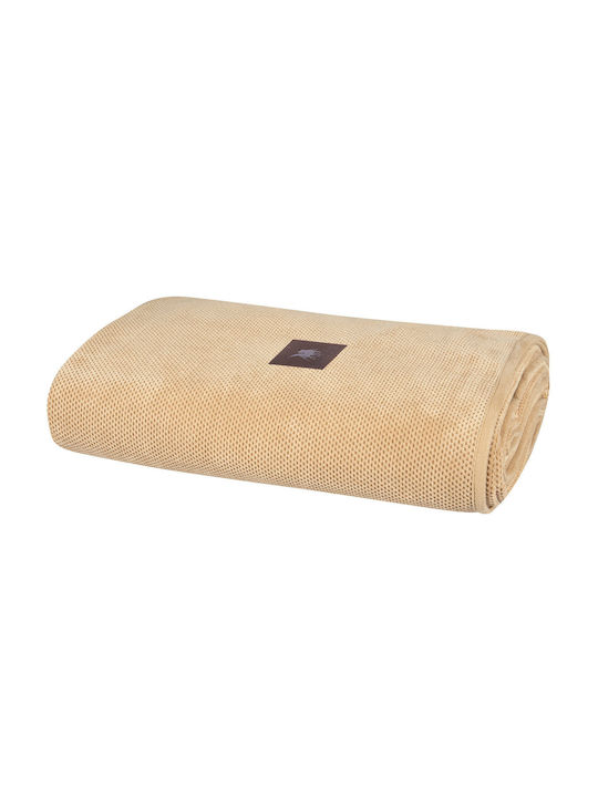Greenwich Polo Club 3923 Ριχτάρι Διθέσιου Καναπέ Fleece 180x250εκ. Beige 206182503923